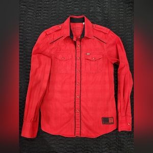 G by Guess western style long sleeve shirt